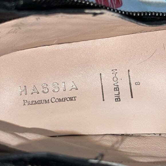 Hassia Bilbao Sneaker Boot Black Malteese Size 9 - Picture 7 of 9